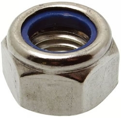 M3 ST/ST A4 HEX NYLOC NUTS DIN 985
