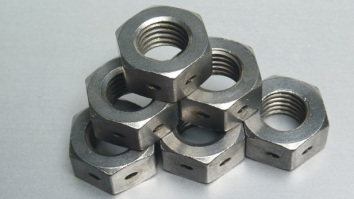 HEXAGON FULL NUTS WITH WIRELOCK HOLES
